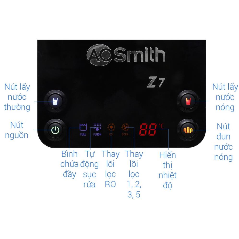 Máy lọc nước RO có nước nóng AOSmith Z7