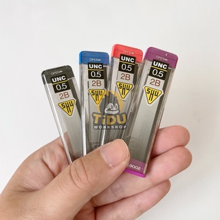 Ruột chì bấm 2B 0.5 mm UNC TX-9002 (Mẫu Bao Bì Giao Ngẫu Nhiên)