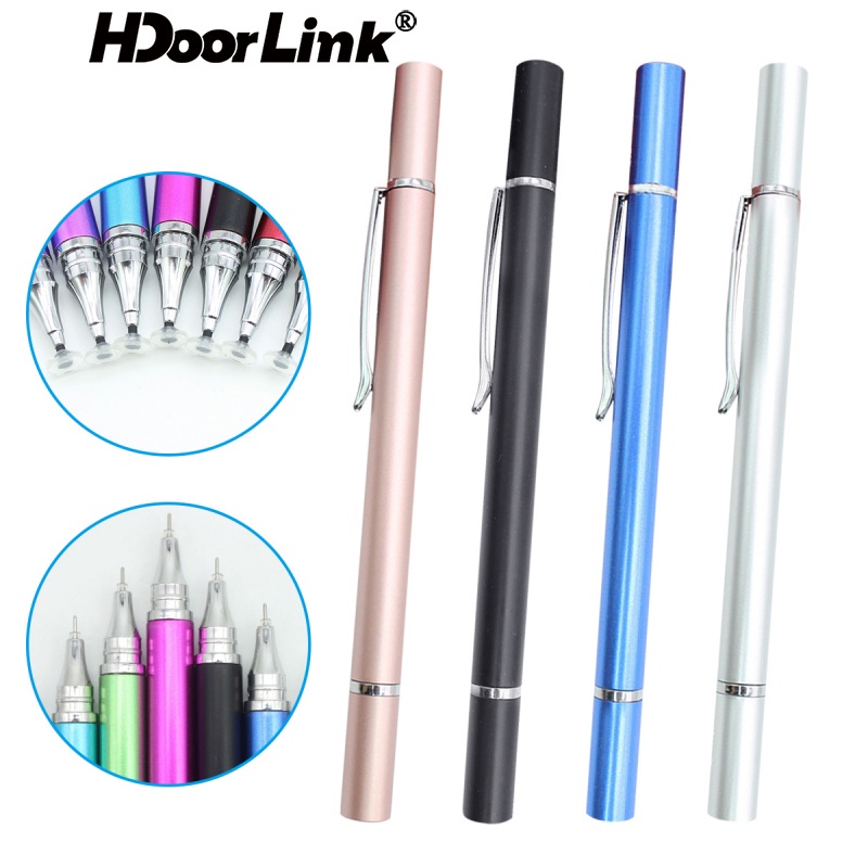 Bút cảm ứng HDOORLINK tích hợp đầu bút viết 2 trong 1 thích hợp cho điện thoại thông minh/máy tính bảng Android/Apple