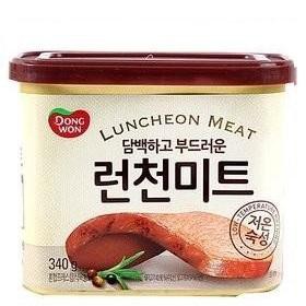 [NẮP ĐỎ] Thịt Hộp Dongwon Hàn Quốc Luncheon Meat 340G - Thịt Hộp Ham / Thịt Heo SPAM Nhập Khẩu Đóng Hộp / Đồ Hộp Ăn Liền
