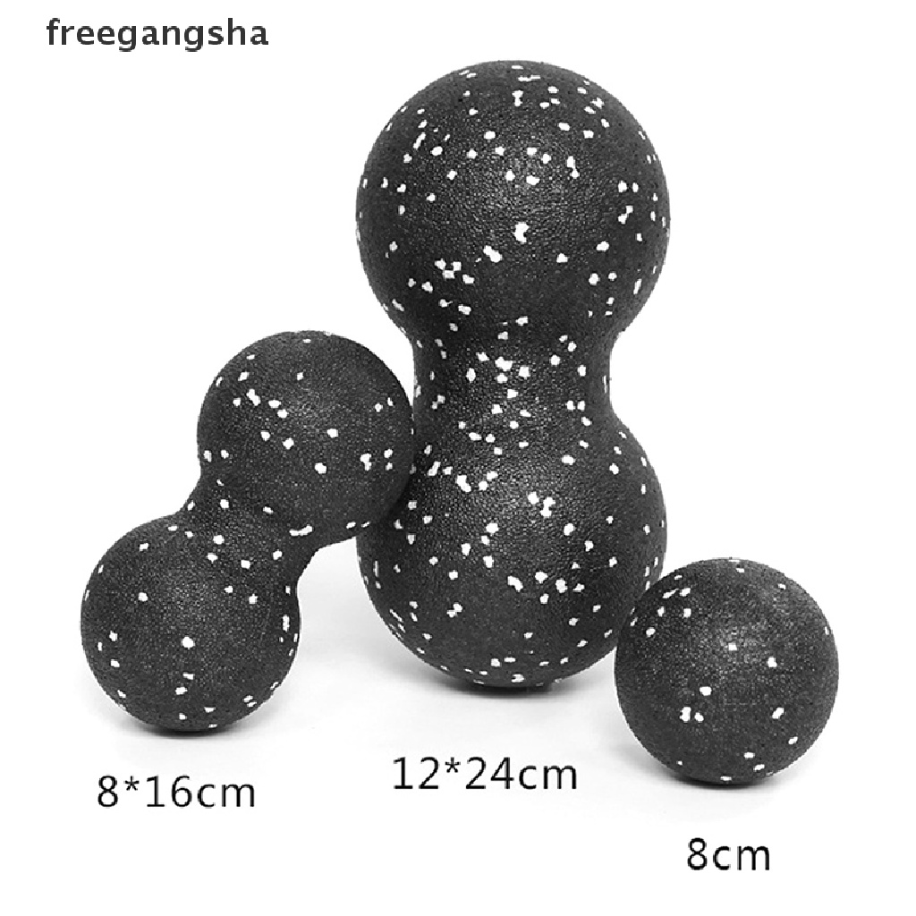 [FREG] Women Yoga Foam Roller Peanut Ball Yoga Block Peanut Massage Ball Muscle Relax FDH