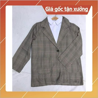 { GÍA SỐC } Áo Vest Blazer kẻ caro