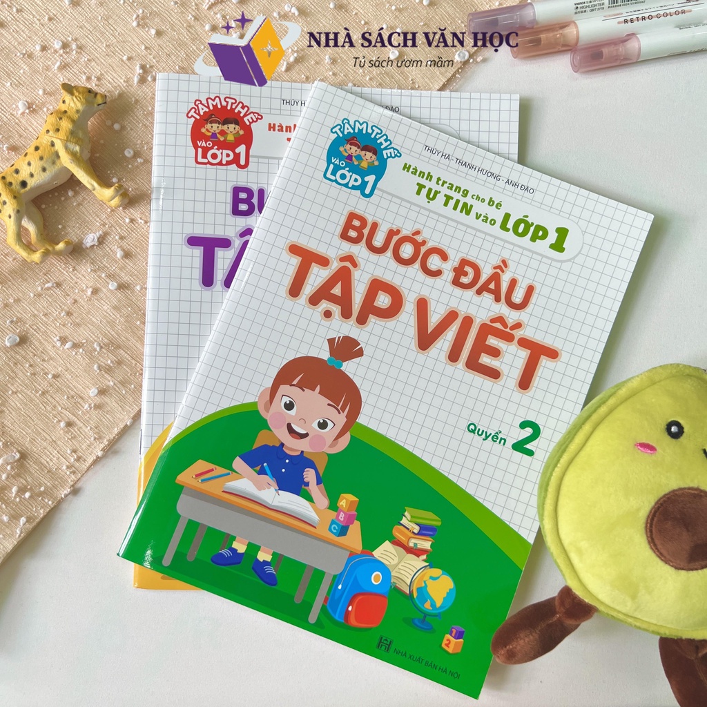 Sách - Bước Đầu Tập Viết - Combo 2 Quyển - Hành Trang Cho Bé Tự Tin Vào Lớp 1