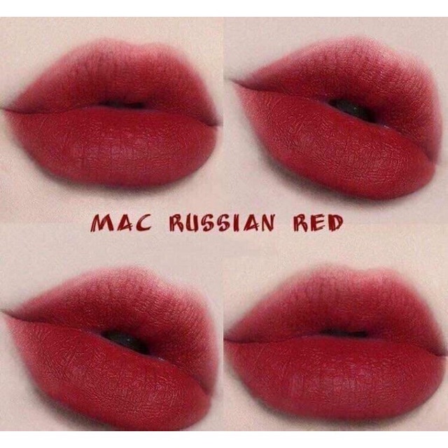 (chuẩn auth) (chuẩn auth) Son Mac Màu Russian Red - Đỏ Rượu chính hãng