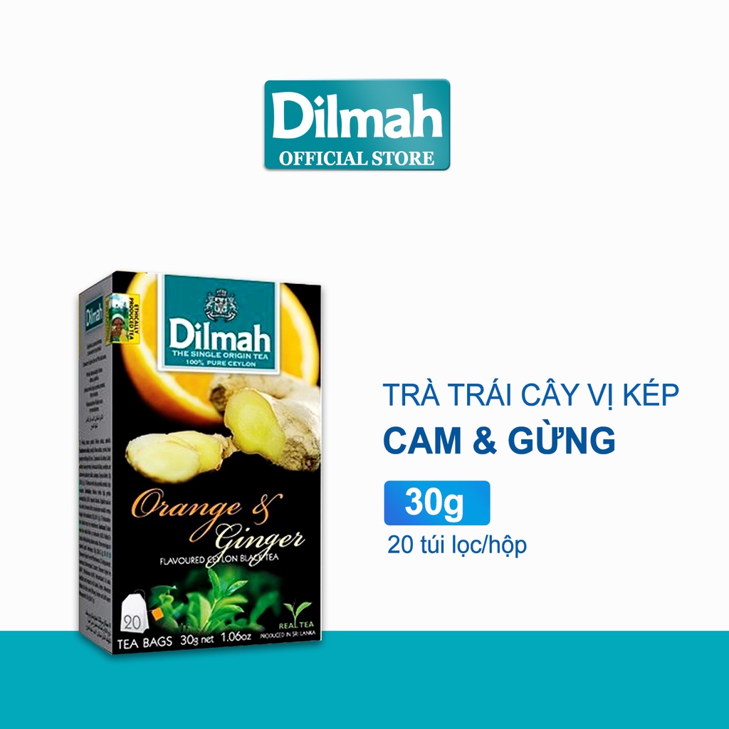 Trà Dilmah Hương Cam & Gừng 30g