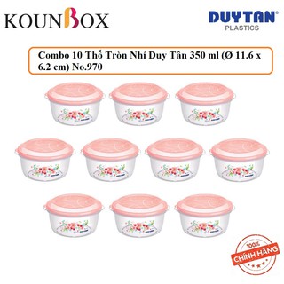 Combo 10 thố tròn nhí duy tân 350 ml no.970