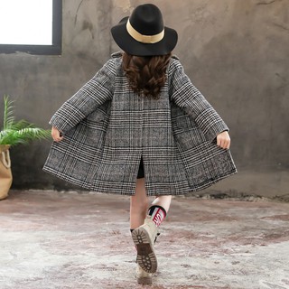 Áo dạ kẻ cho bé gái (Mã MG021)
