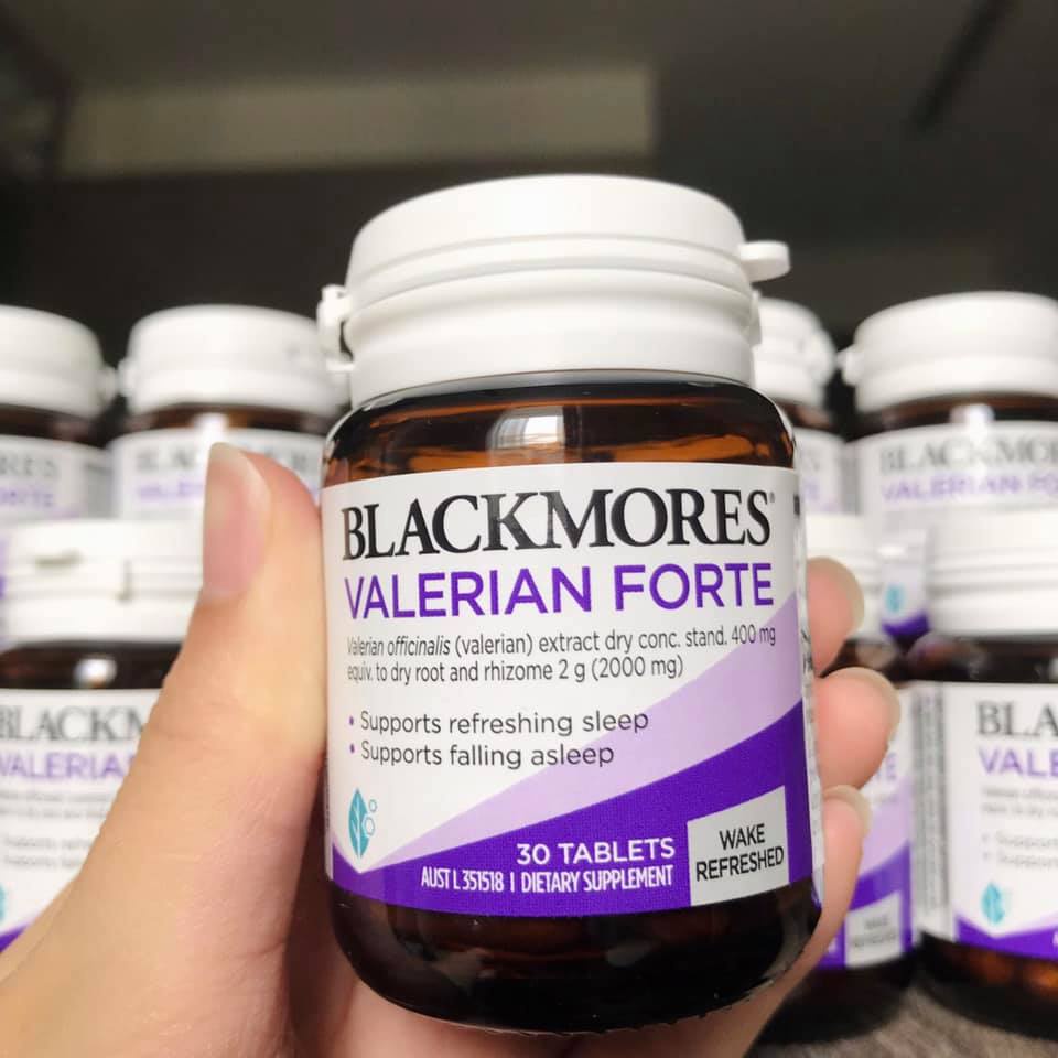 VIÊN UỐNG HỖ TRỢ GIẤC NGỦ TỪ THẢO DƯỢC BLACKMORES VALERIAN FORTE 30 VIÊN CHÍNH HÃNG - 9790