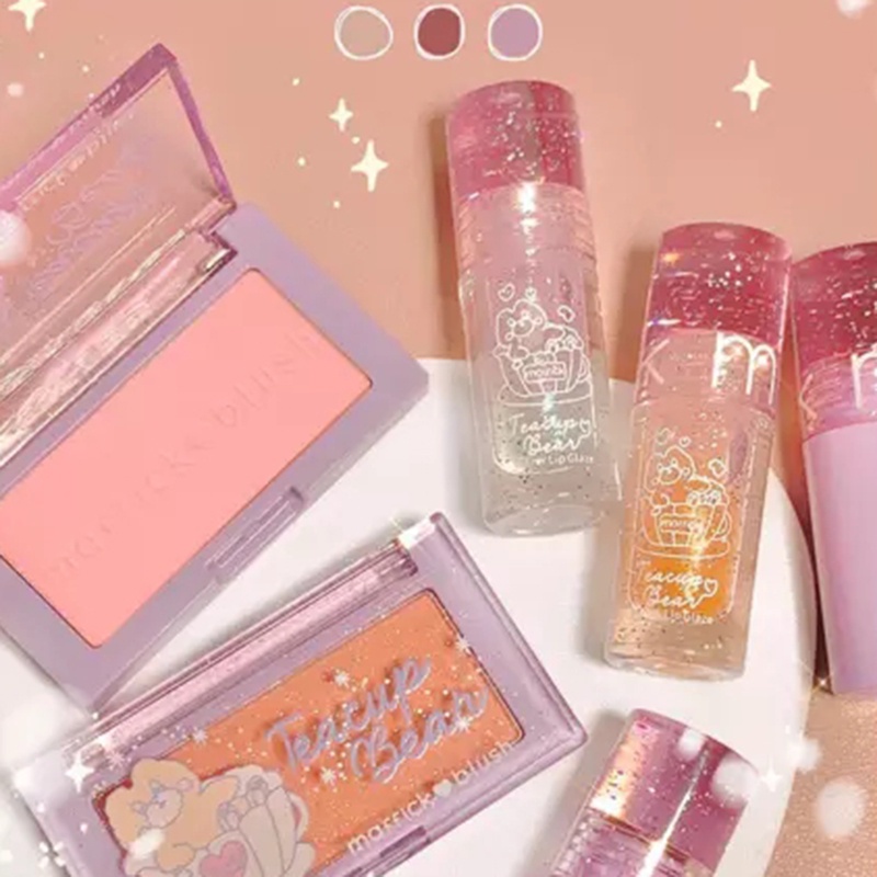 Bộ son môi và phấn má hồng hình ly trà sữa dễ thương JP2 | BigBuy360 - bigbuy360.vn