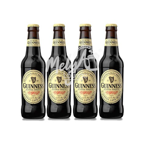 Lốc 4 chai Bia Guinness Extra Stout 5.6% (330mlx4)