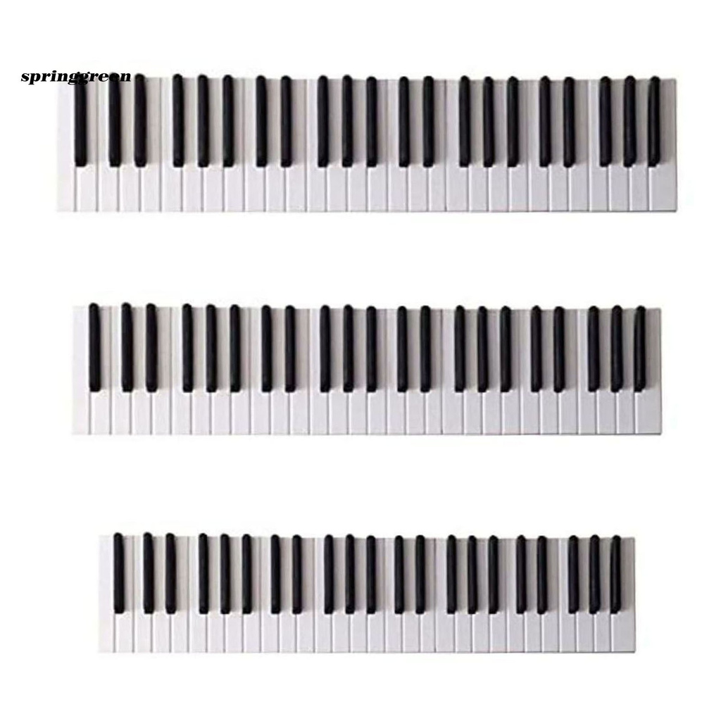 Móc Treo Đồ Gắn Tường Bằng Gỗ Chống Rơi Hình Phím Đàn Piano