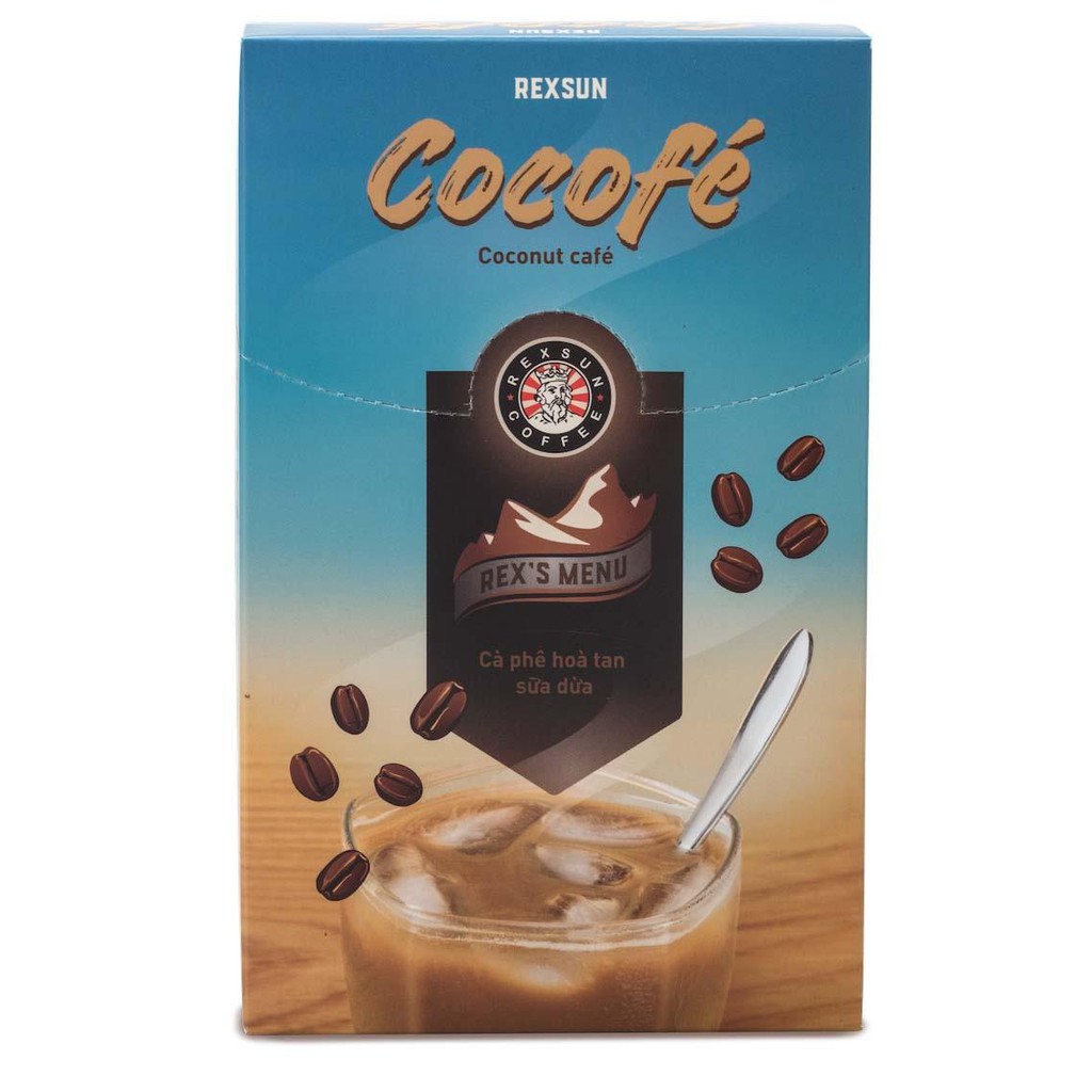 Cà Phê Sữa Dừa Cocofé REXSUN 160g - NGON NGON CÀ PHÊ