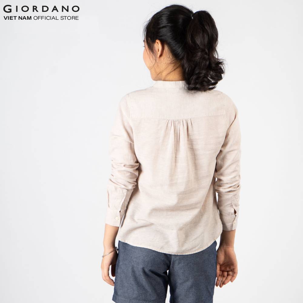 Áo Sơ Mi Nữ Linen Giordano 05349223