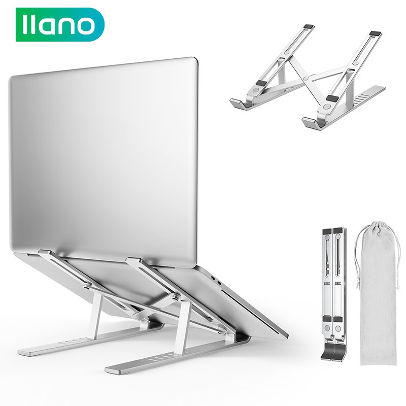 Phụ kiện giá đỡ laptop LLANO 6 mức bằng hợp kim nhôm tiện dụng