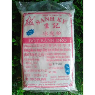 bột bánh dẻo sanh ký loại đặc biệt làm vỏ bánh dẻo, in,bánh trăng..[1 ki]