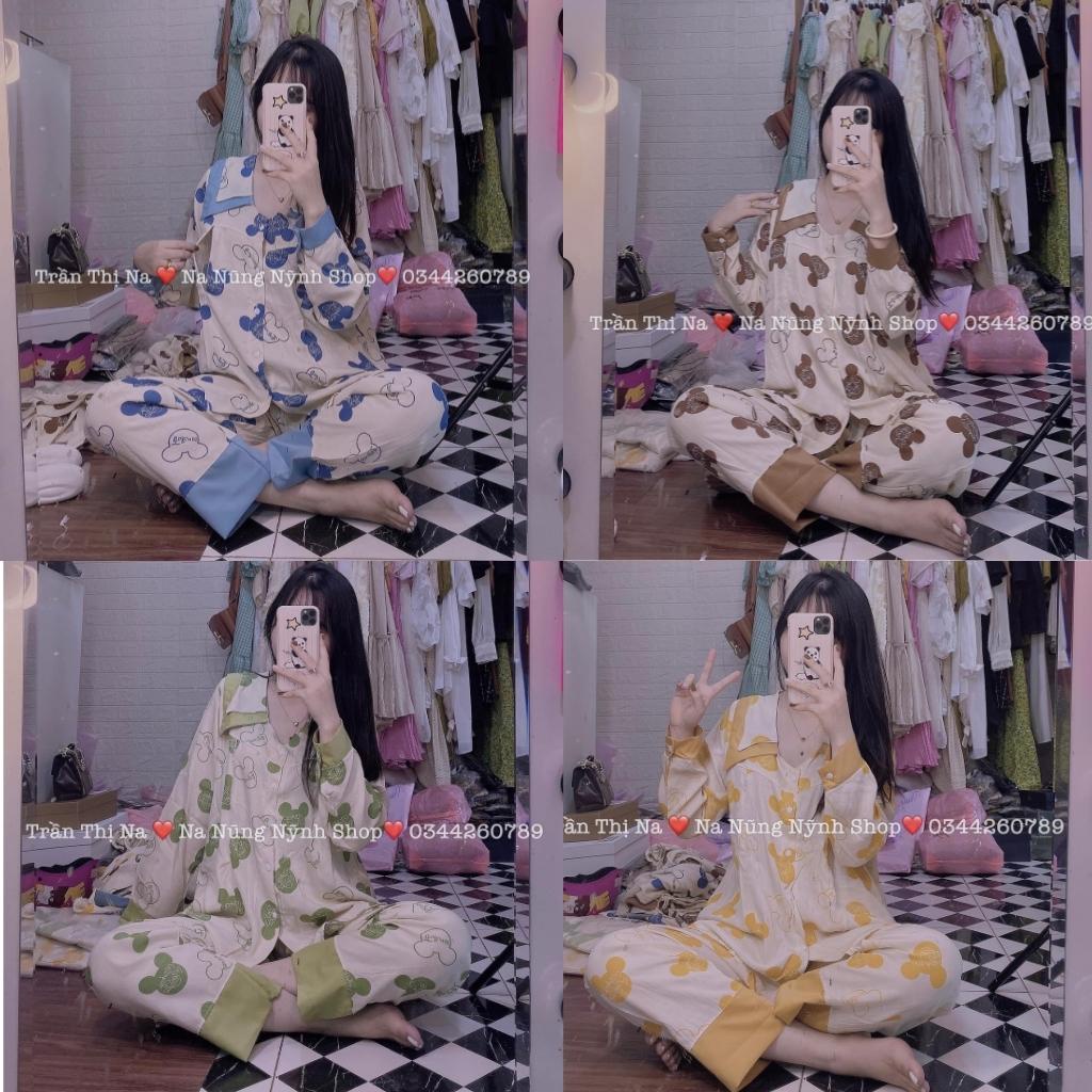 Bộ Bầu Sau Sinh Chất Đũi Hàn Siêu Mềm, Mát Thiết Kế Vén Áo Cho Con Bú Cao Cấp (Free Size 45-65kg)