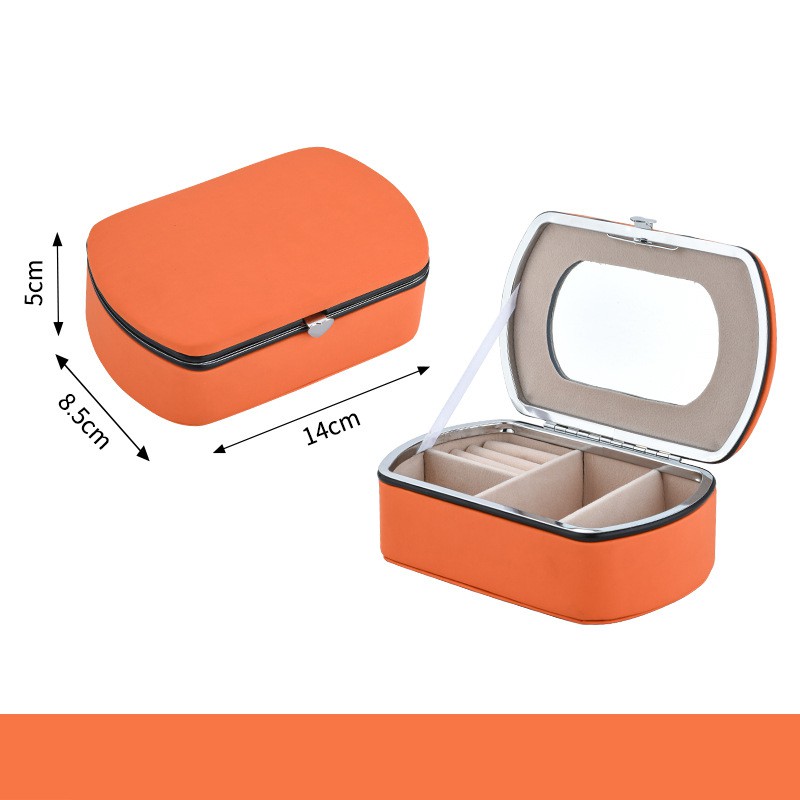 [NowShip - Giao Liền] Hộp Bảo Quản Trang Sức, Son... (Có Gương Soi)** - Đựng Bông Tai, Dây Chuyền, Vòng Lắc Tay, Chân