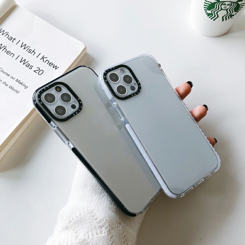 Ốp Điện Thoại silicone Mềm Trong Suốt Màu Trơn CASETIFY Cho iphone 15 14 plus 11 12 13 pro 15pro max