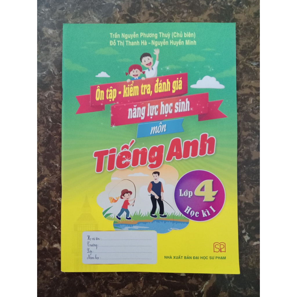 Sách - Ôn tập kiểm tra đánh giá năng lực học sinh môn Tiếng Anh lớp 4 tập 1