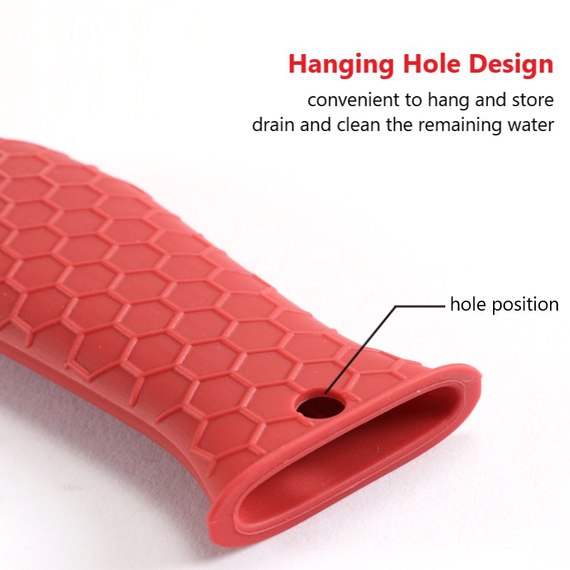 Vỏ Bọc Tay Cầm Nắp Nồi Bằng Silicone Chống Trượt Chống Bỏng Tiện Dụng