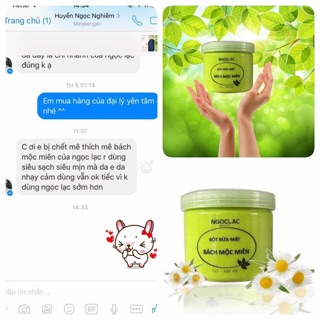 Bột rửa mặt Bách Mộc Miên