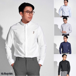 Áosơ mi nam dài tay oxford chất cotton hàng hiệu