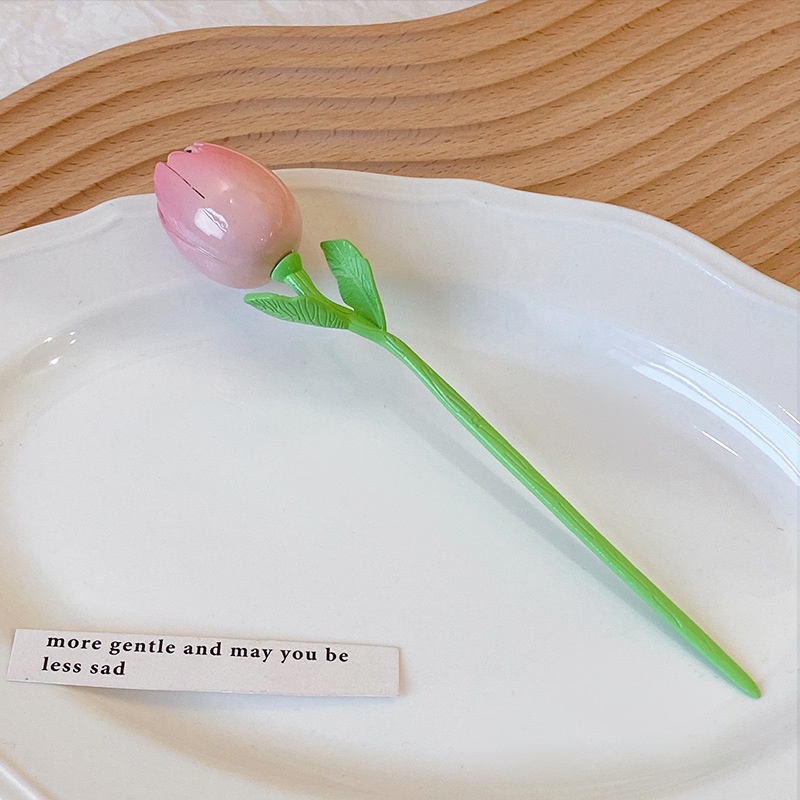 Kẹp Tóc Hình Hoa Tulip/ Cá Mập Bằng Hợp Kim Thời Trang Hàn Quốc Cho Nữ