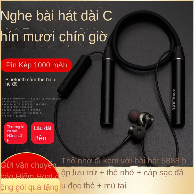 ∏Tai nghe bluetooth-Âm thanh vòm trầm-chống ồn âm-Nghe Nhạc/thể thao​-Thích hợp cho hệ thống Android / IOS
