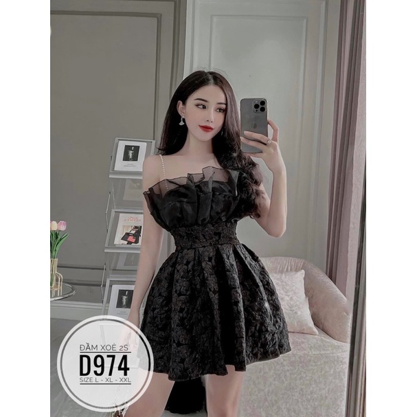 Bigsize Đầm xoè 2S D974