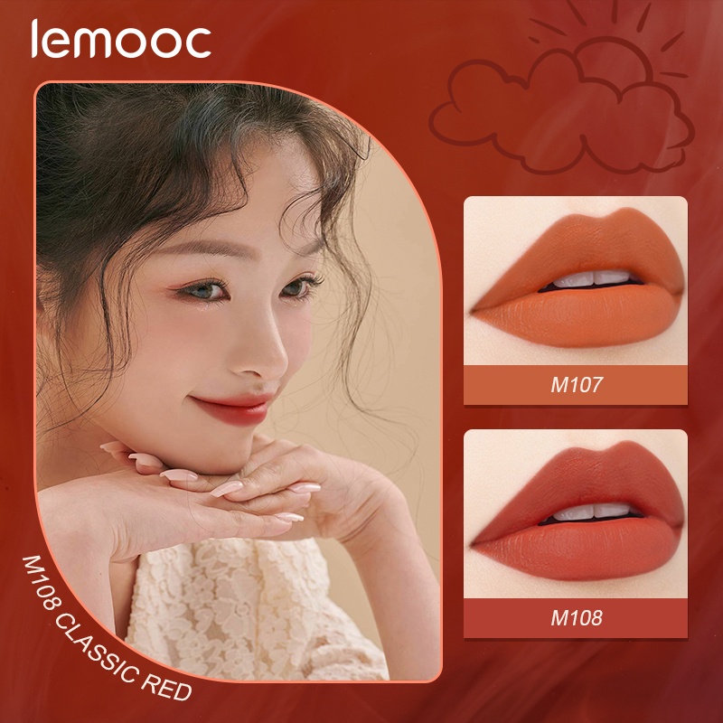 Son Môi Dạng Lỏng Mềm Mịn Chống Thấm Nước Lâu Trôi Có 8 Màu Để Chọn Lựa
