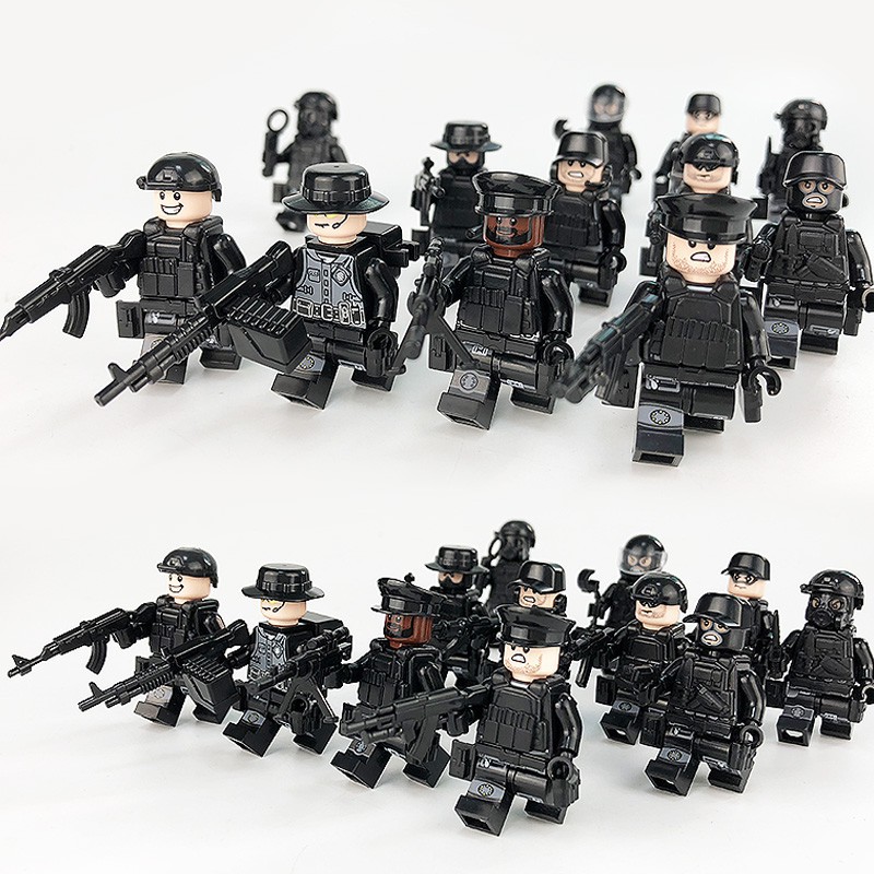 Bộ 12 Mô Hình Lắp Ráp Lego Hình Người Lính Quân Đội