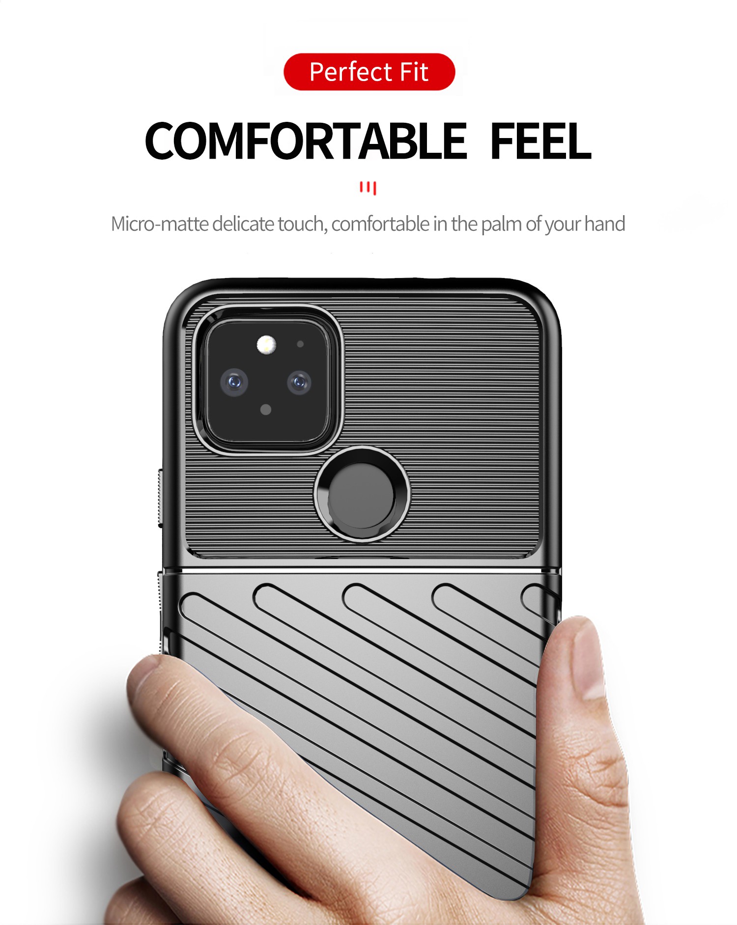 Ốp Lưng Chống Sốc Cho Điện Thoại Google Pixel 5 XL Phone Case Pixel 5 / Pixel 4A / Pixel 4XL / Pixel 4 Casing Shockproof Armor Rubber TPU Cover