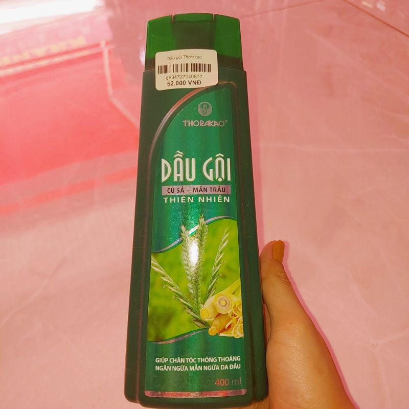 DẦU GỘI THORAKAO CỦ SẢ MẦN TRẦU 400ML