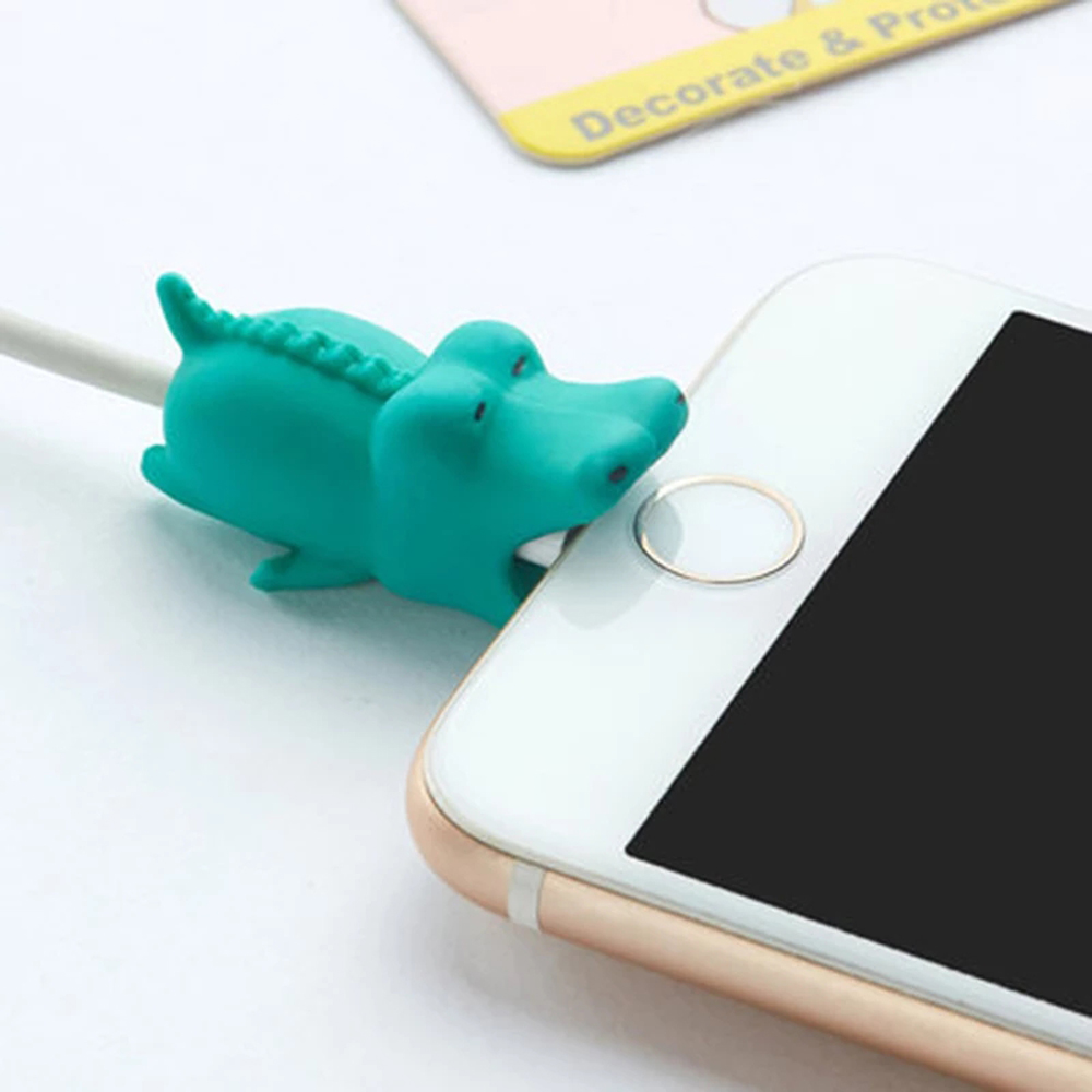 Phụ kiện bảo vệ đầu dây cáp hình động vật xinh xắn