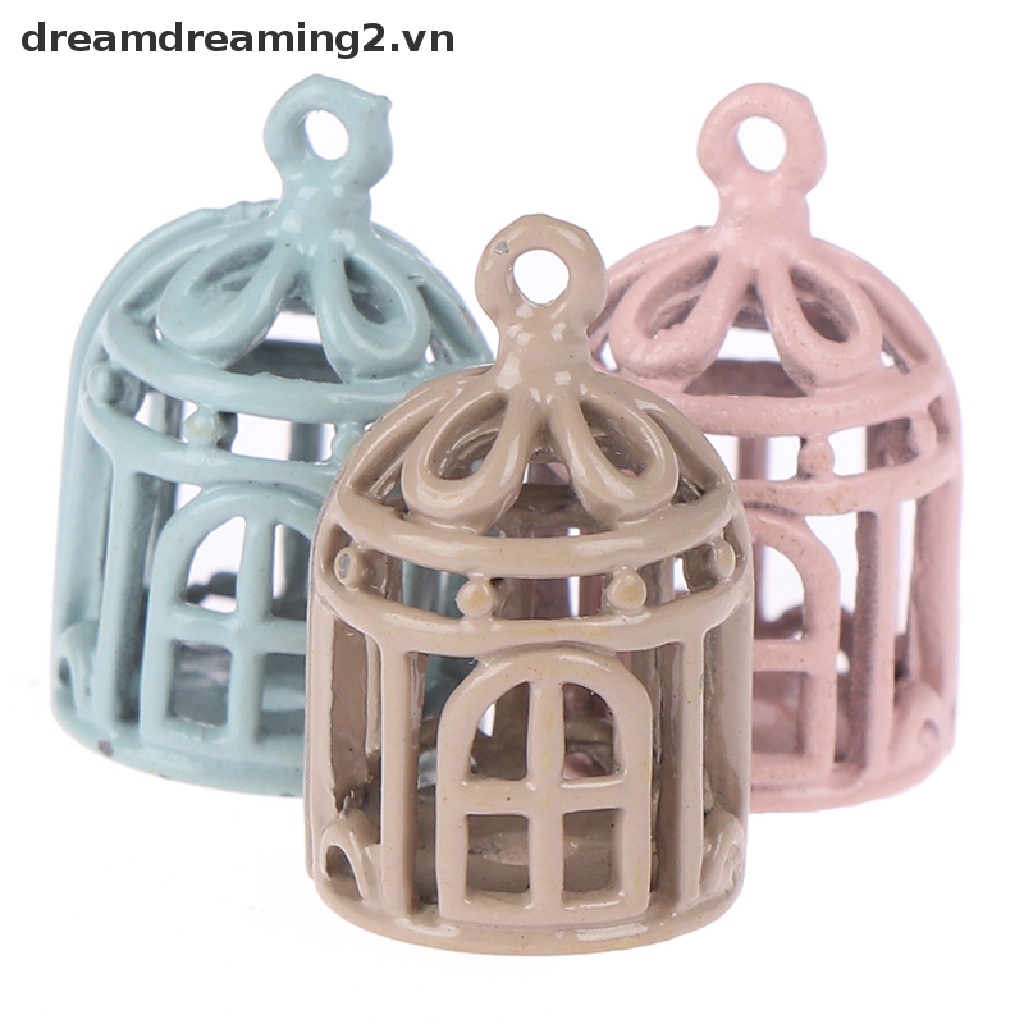 Lồng Chim Kim Loại Thu Nhỏ Tỉ Lệ 1: 12 Trang Trí Nhà Búp Bê