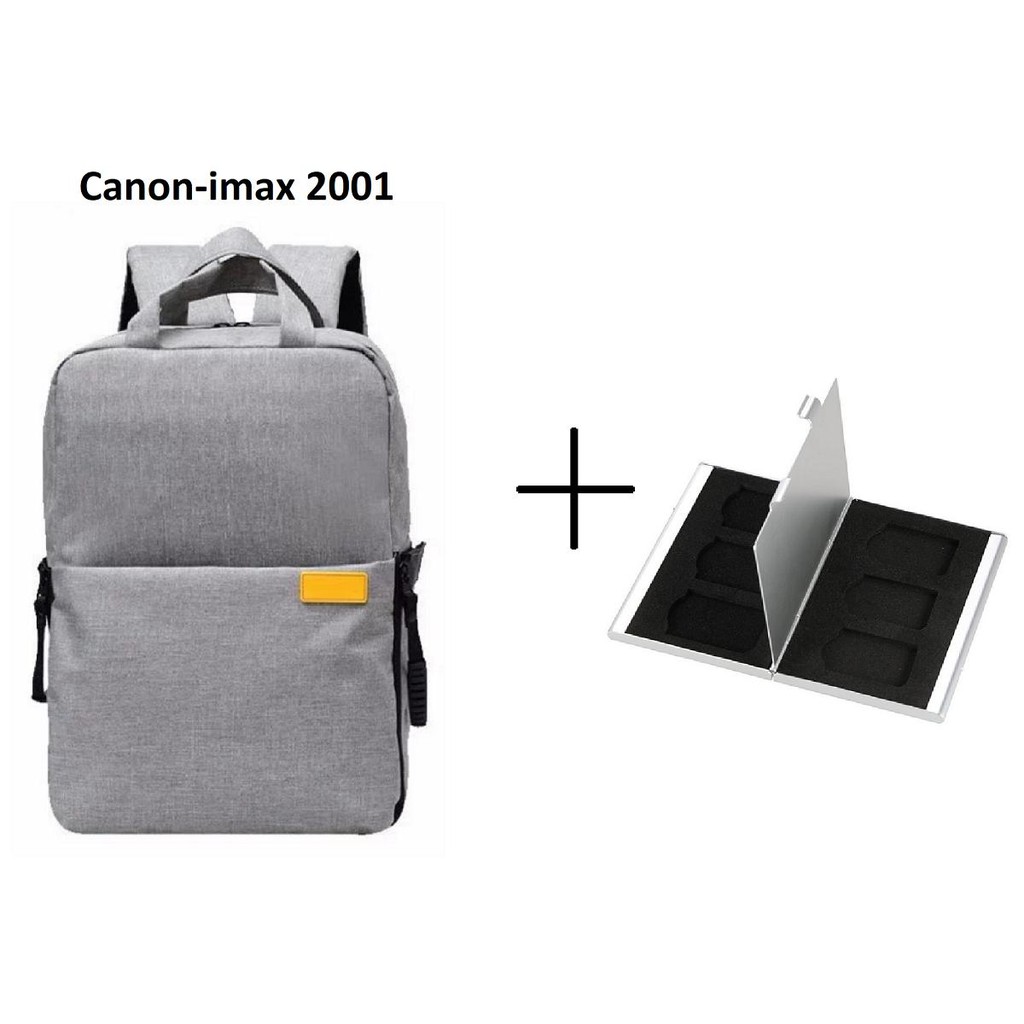 Balo máy ảnh Canon-imax 2001 + Hộp đựng thẻ All in one