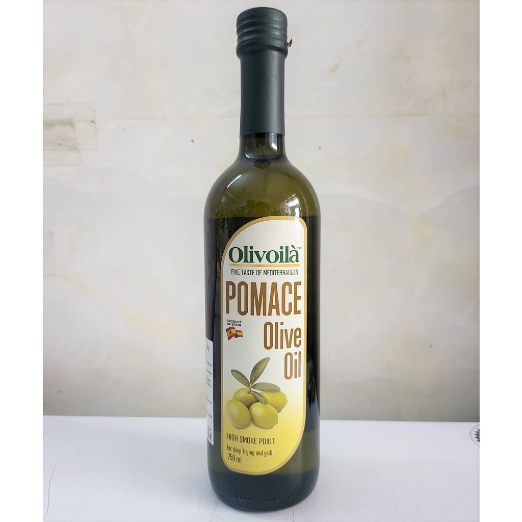 [Chai 750ml – POMACE ] DẦU Ô LIU TINH CHẾ [Spain] OLIVOILA Olive Oil (halal)