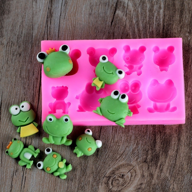 Khuôn Silicone Làm Bánh Hình Chú Ếch Độc Đáo