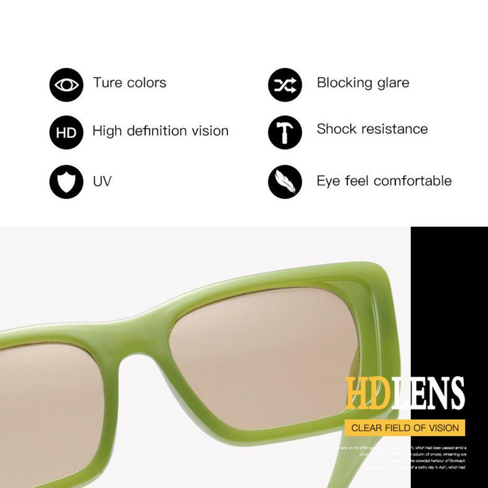 Kính Mát Gọng Vuông Màu Sắc Kẹo Ngọt Thời Trang Cho Nữ