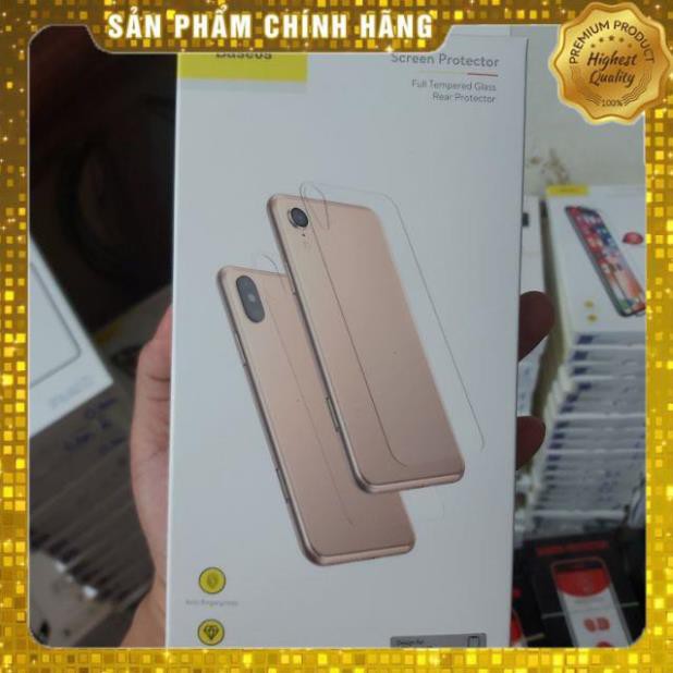 Dán kính cường lực mặt sau IPhone X/XS chính hãng baseus