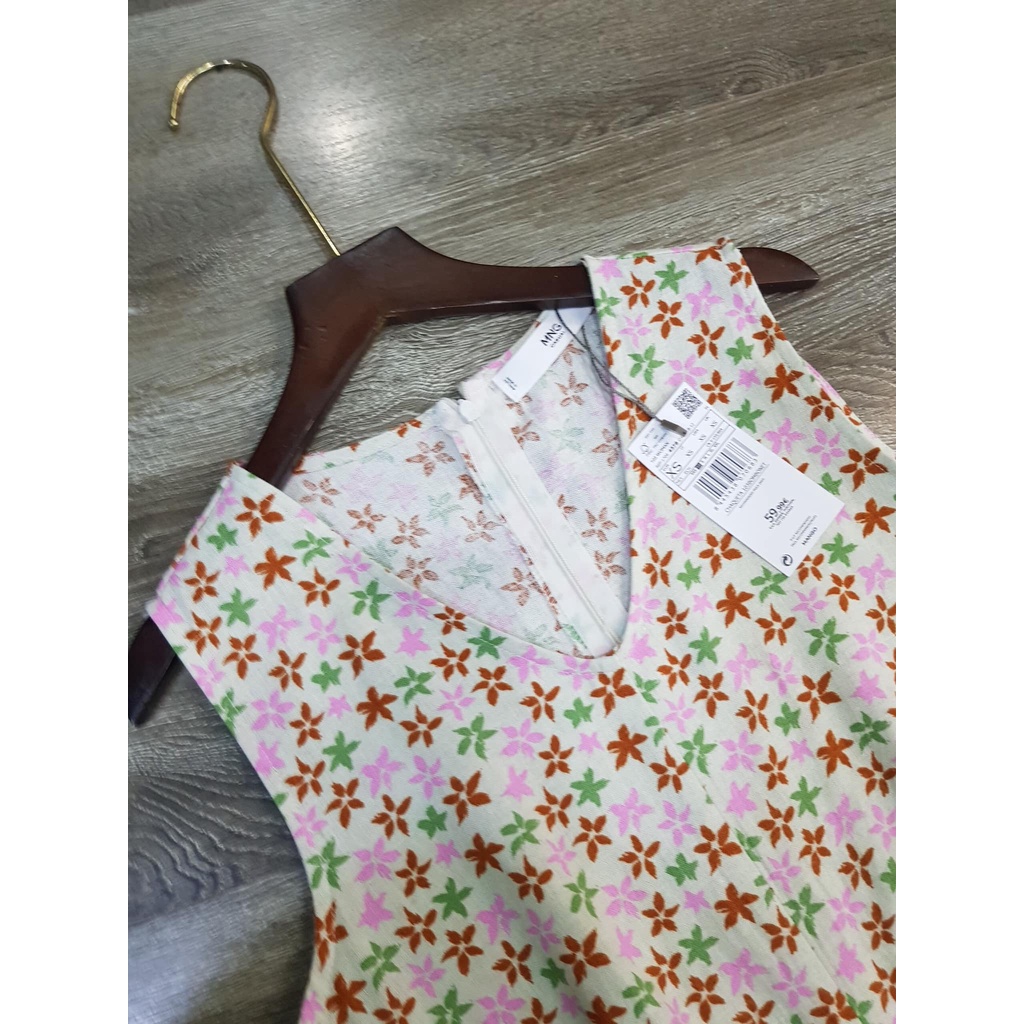 Bộ jumpsuit nhà Xoài dư xịn - họa tiết hoa nhí