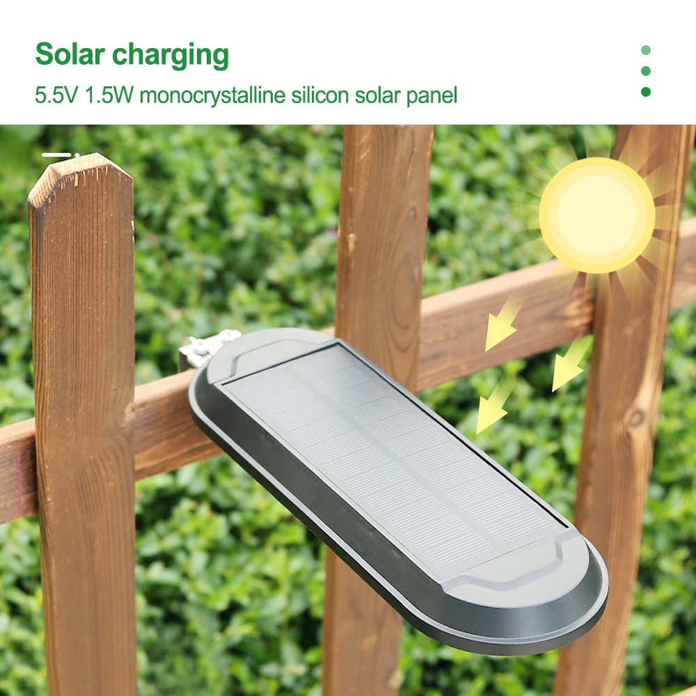 Đèn Led 18 Bóng Gắn Tường Sử Dụng Năng Lượng Mặt Trời Chống Thấm Nước Trang Trí Sân Vườn