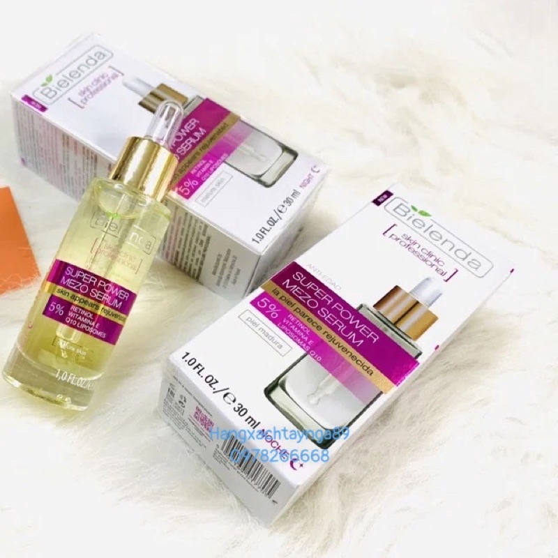 Serum Bielenda Super 5% chóng lão hoá, giảm nếp nhăn