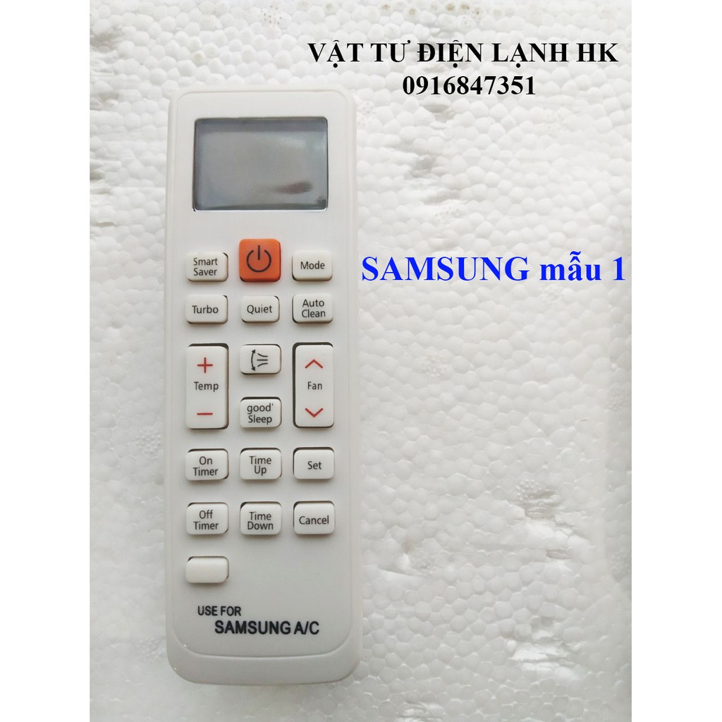 Điều khiển điều hòa các hãng mẫu như hình Samsung Panasonic National - Remote máy lạnh điều hoà SS Pana Nationa