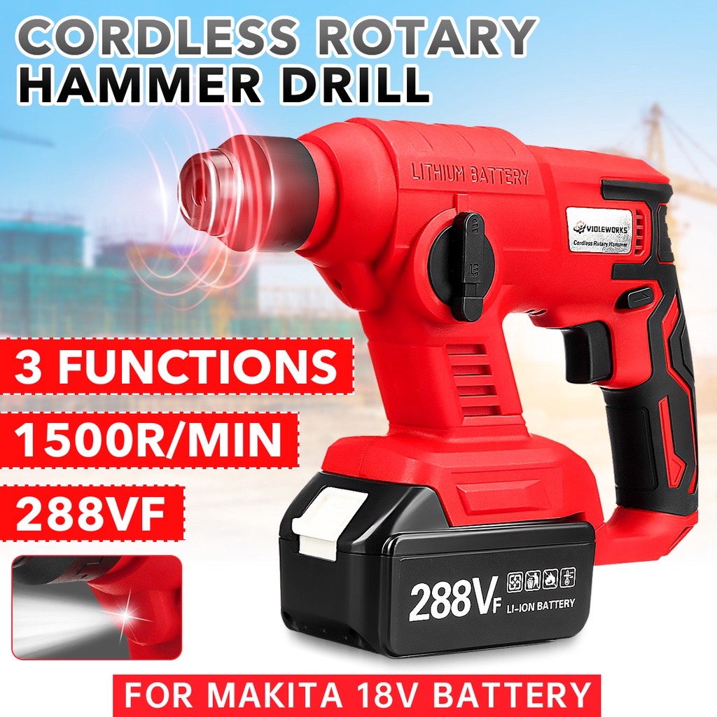 Máy Khoan Điện 0-6000p / min 288V Không Dây Sạc Lại Được