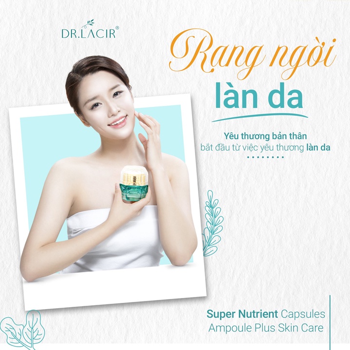 Viên siêu dưỡng chất Dr Lacir hộp 20/40 viên cung cấp dưỡng chất Super Nutrient Capsule Ampoule Plus Skin Care | BigBuy360 - bigbuy360.vn