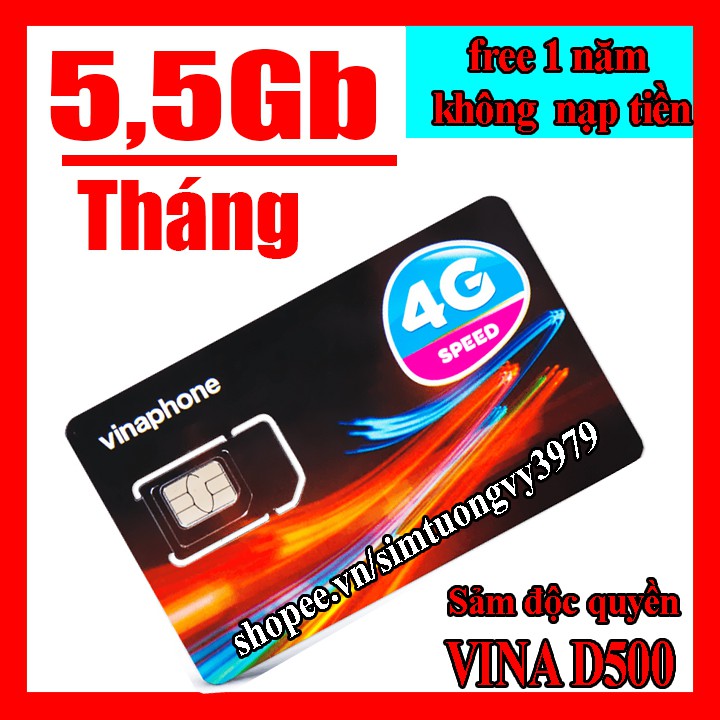Sim Vina miễn phí 1 năm