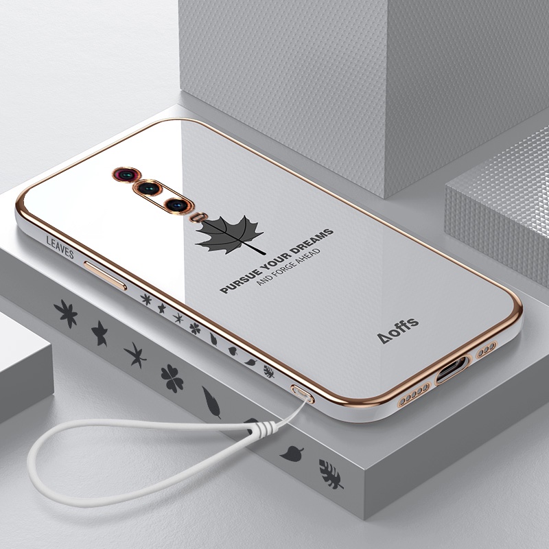 Ốp Điện Thoại TPU Mềm Họa Tiết Lá Phong Cho Redmi K40 K40 Pro/K30/K30 Pro/K20/K20 Pro