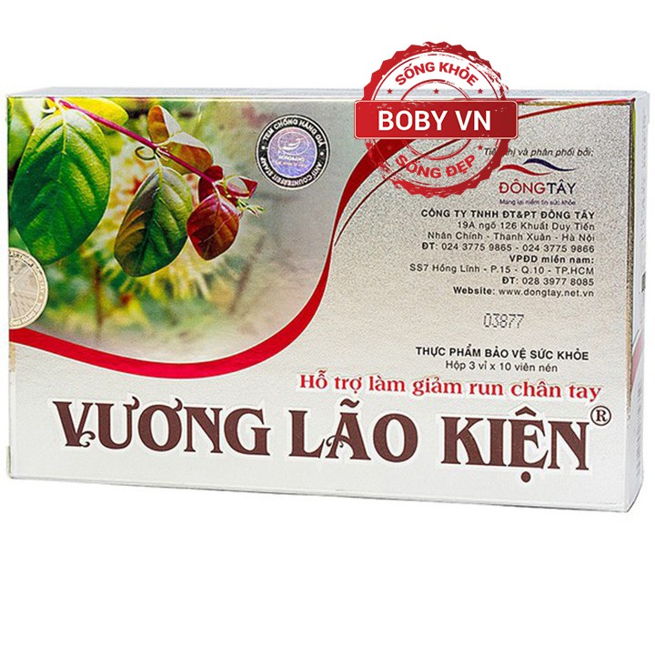 Viên uống Vương Lão Kiện - Hỗ trợ người run chân tay - Á Âu - Chính hãng