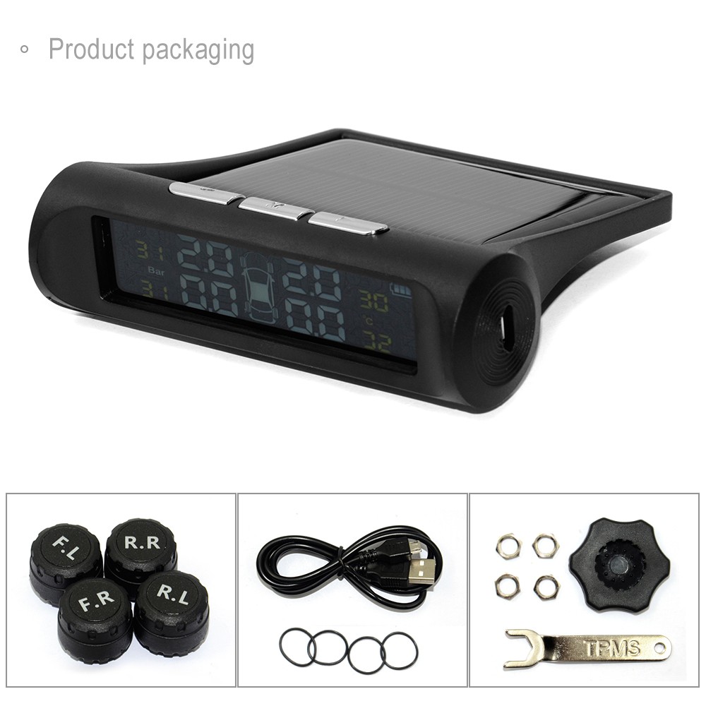 Cảm Biến Áp Suất Lốp TPMS (Cao cấp) - Máy Đo Áp Suất Lốp Ô Tô Tự Động